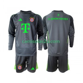 Camisolas de futebol Bayern München Guarda Redes Criança Equipamento Alternativa 2025/26 Manga Comprida